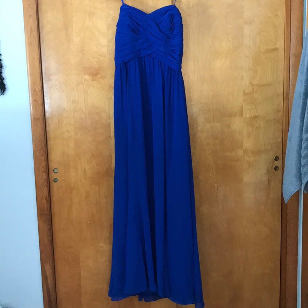 Strapless prom dress